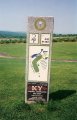 Turner tee marker - 2nd hole marker at a Southern Maine golf course