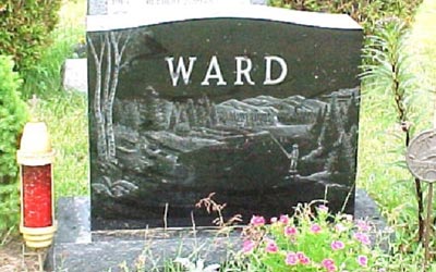 Richardson Monument Graveyard Markers, Cemetery Monuments and other samples of stone work