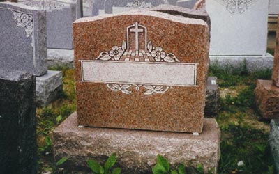 Richardson Monument Graveyard Markers, Cemetery Monuments and other samples of stone work