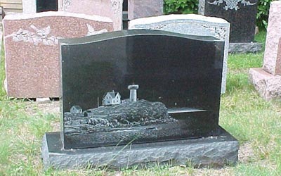 Richardson Monument Graveyard Markers, Cemetery Monuments and other samples of stone work