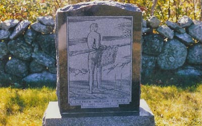 Richardson Monument Graveyard Markers, Cemetery Monuments and other samples of stone work