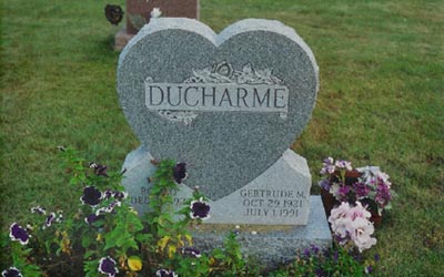 Richardson Monument Graveyard Markers, Cemetery Monuments and other samples of stone work