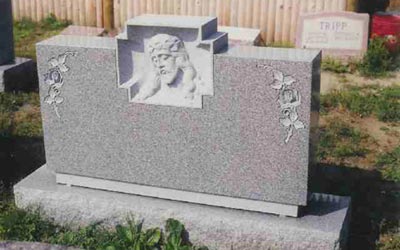 Richardson Monument Graveyard Markers, Cemetery Monuments and other samples of stone work