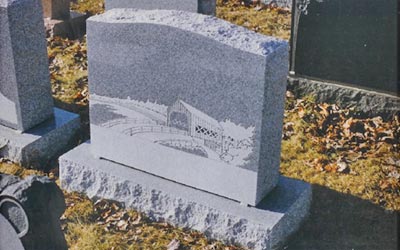 Richardson Monument Graveyard Markers, Cemetery Monuments and other samples of stone work