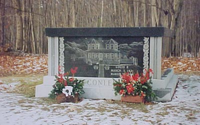 Richardson Monument Graveyard Markers, Cemetery Monuments and other samples of stone work